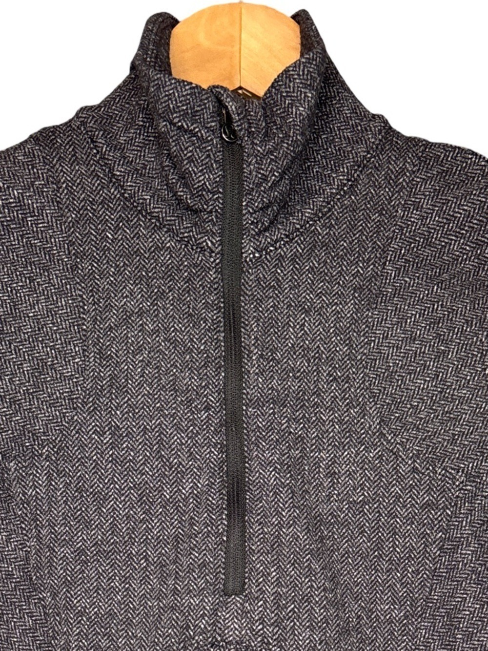Lululemon Heather Black Zip Pullover - Size 2